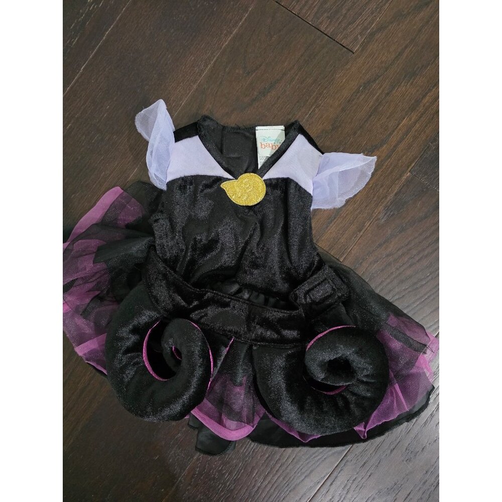 Disney Baby Ursula 6-12 month Little Sea Witch Costume Halloween dress Up Cute